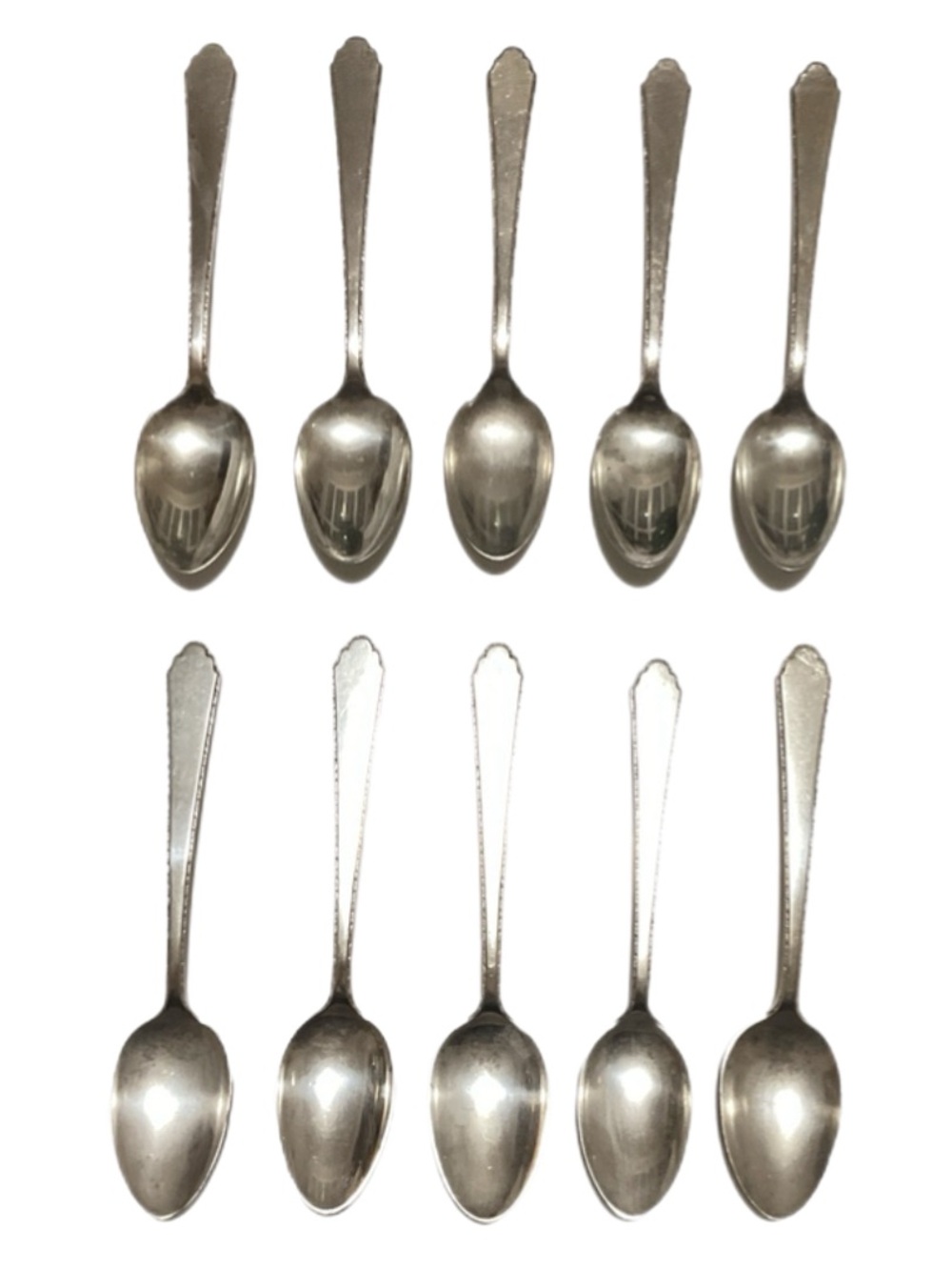 William and Mary Lunt Sterling - 10 Teaspoons